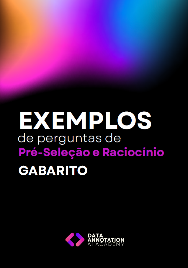 Capa do material de exercícios de pré-seleção